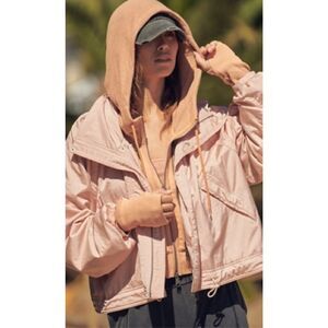 Free People Movement Pink Lovin' Life 3-in-1 Jacket Size S